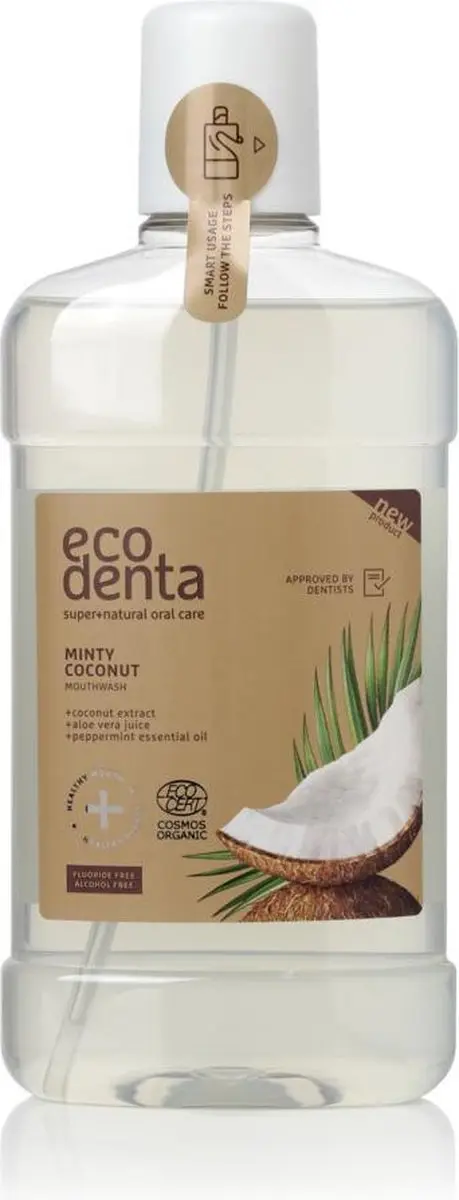 Ecodenta Mondwater 500ml - Coconut