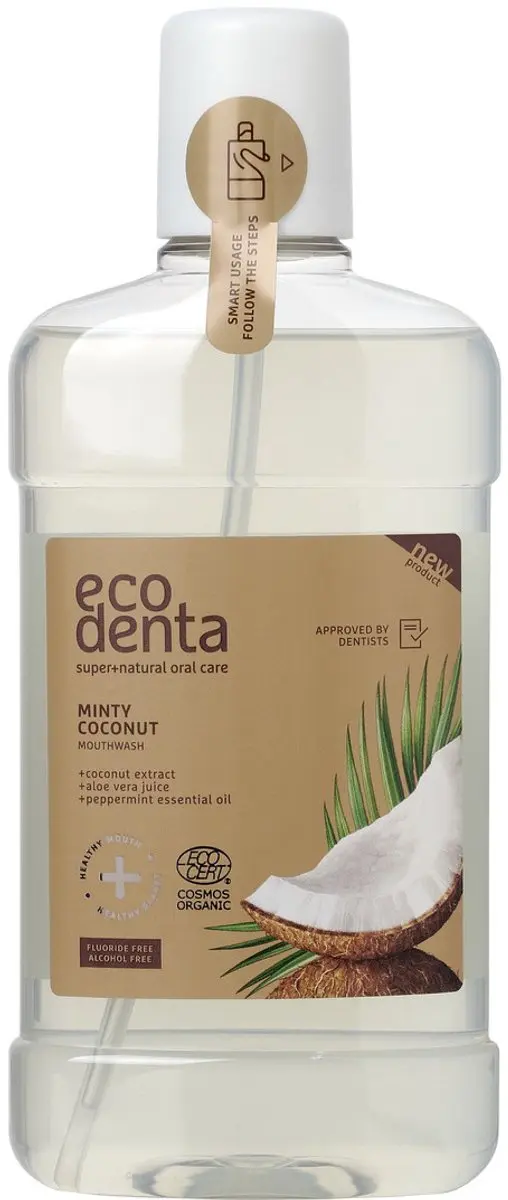 Ecodenta Mondwater 500ml - Coconut