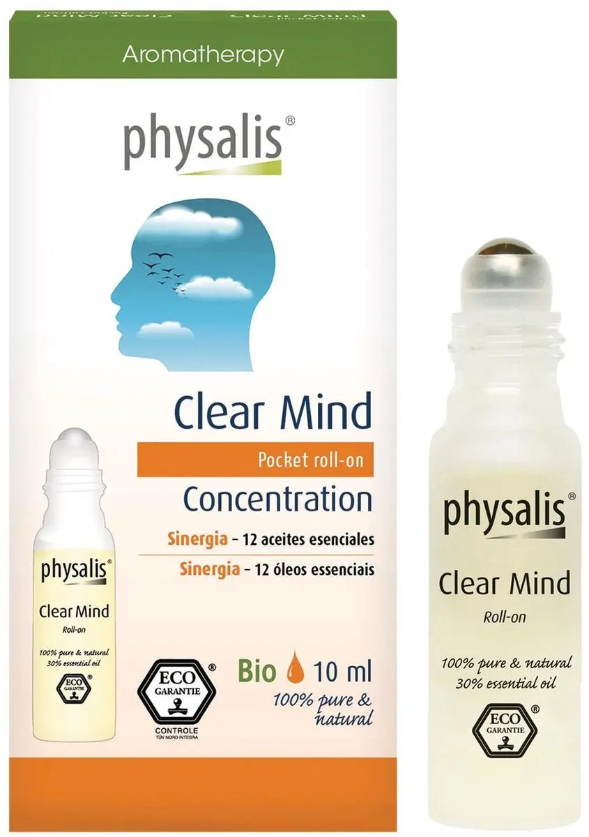 Physalis Roll-on Clear Mind Bio 10ml - 10 Stuks