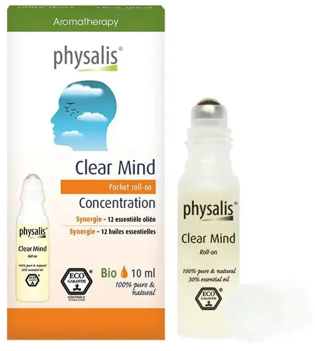 Physalis Roll-on Clear Mind Bio 10ml - 10 Stuks