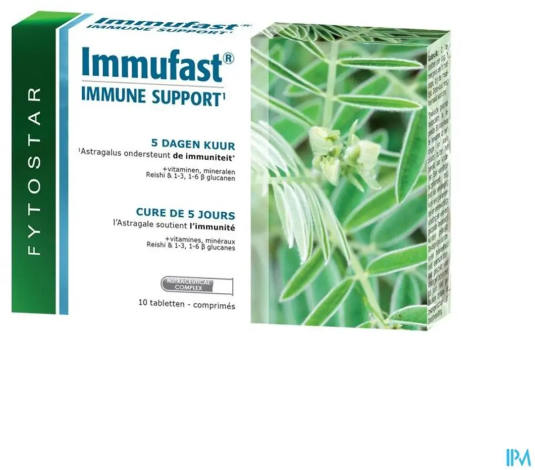 Fytostar Immufast Immune Support Voedingssupplement - 10 Tabletten