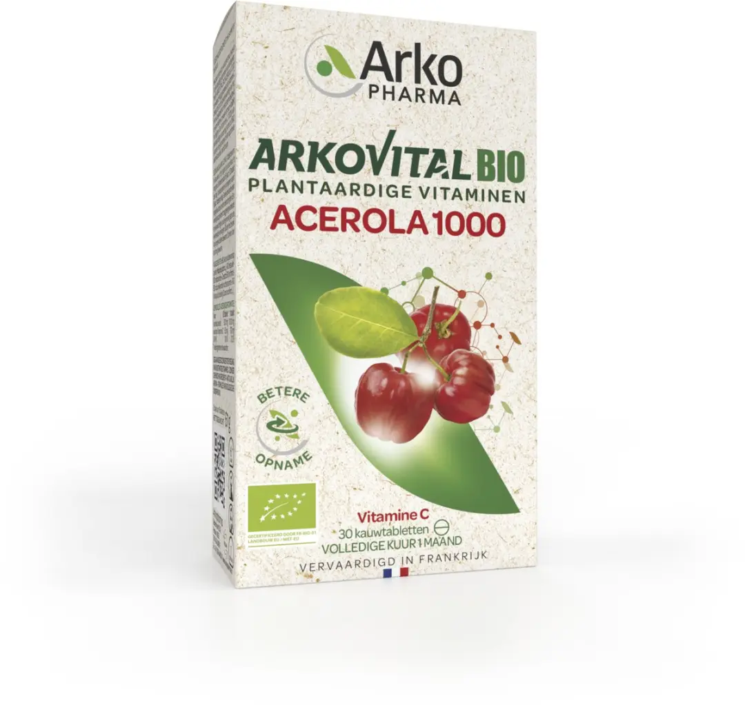 Arkopharma Arkovital Acerola 1000 Kauwtabletten