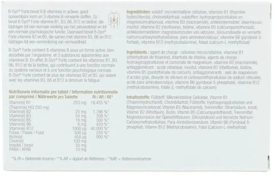 Metagenics B-Dyn Forte 30 Tabletten