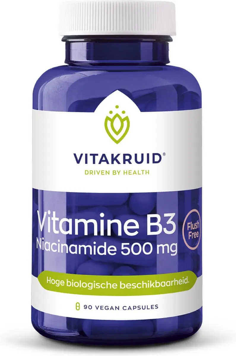 Vitakruid Vitamine B3 Niacinamide 500mg