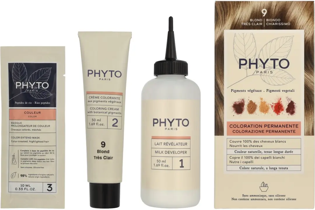 Phyto PhytoColor 9-rubio Permanent Haarkleur 110ml - Zeer Licht Blond