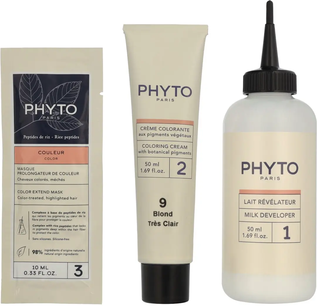 Phyto PhytoColor 9-rubio Permanent Haarkleur 110ml - Zeer Licht Blond