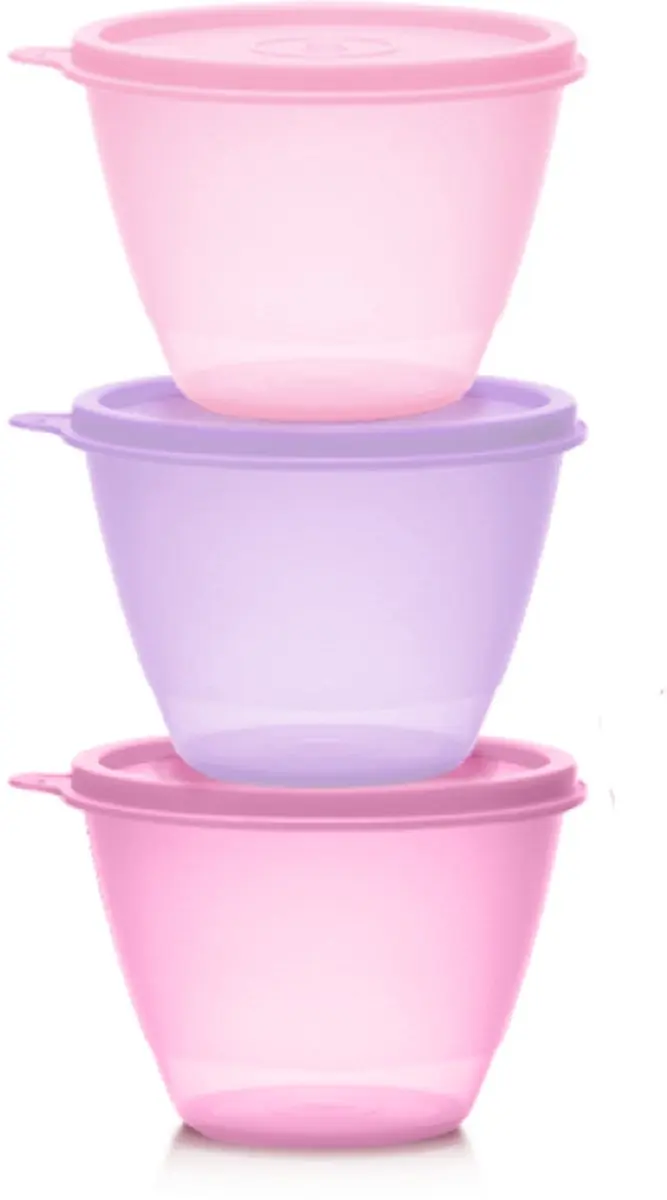 Tupperware koelkast kommen set