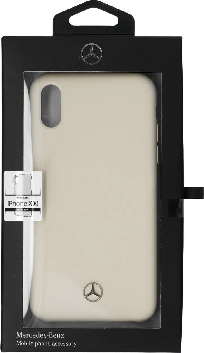 Mercedes-Benz iPhone XR Backcover - Beige - MagSafe