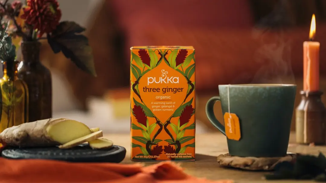 Pukka Three Ginger Biologische Thee 20 Zakjes
