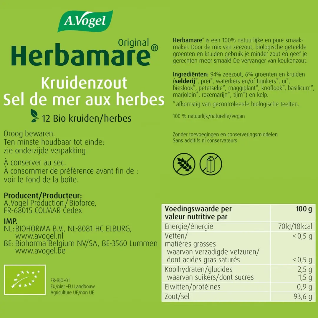 A.Vogel Herbamare Original Zeezout 125g