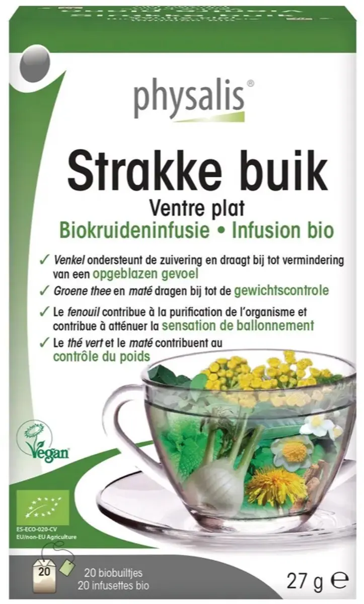 Physalis Bio Strakke Buik Thee 20 Zakjes