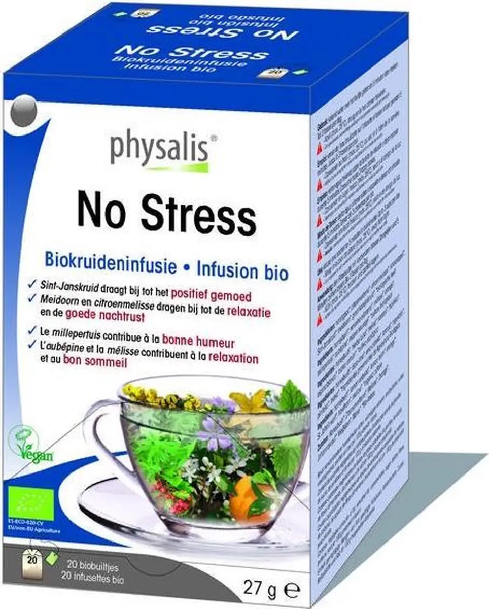 Physalis No Stress Bio Thee 20 Zakjes