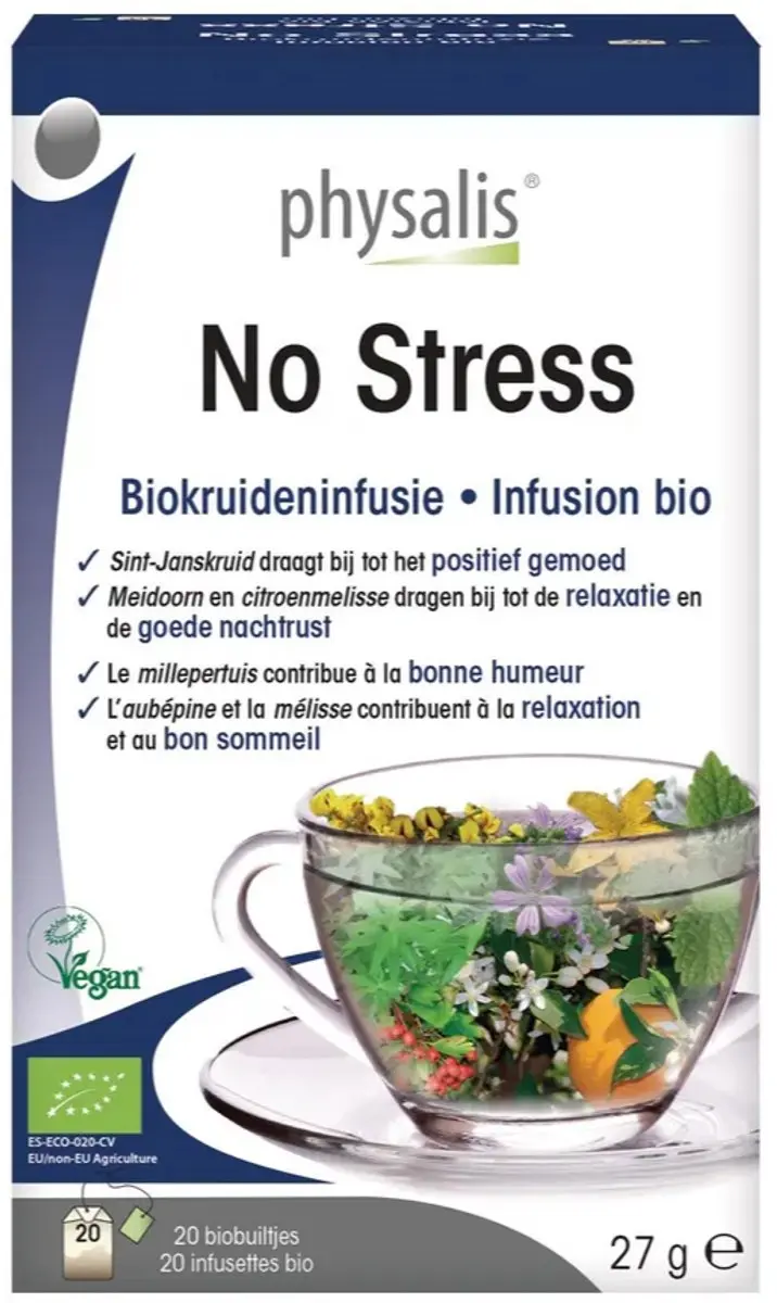 Physalis No Stress Bio Thee 20 Zakjes