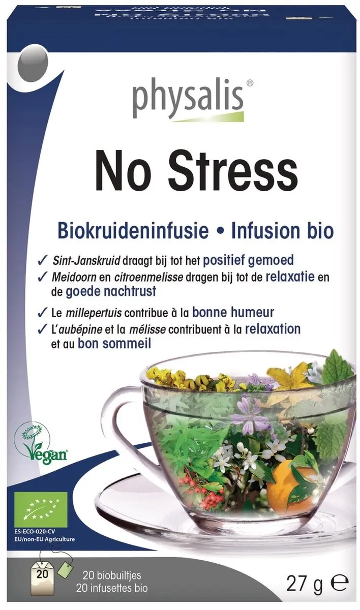 Physalis No stress thee bio 20 Zakjes