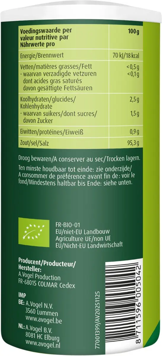 A.Vogel Herbamare Original Zeezout 250g