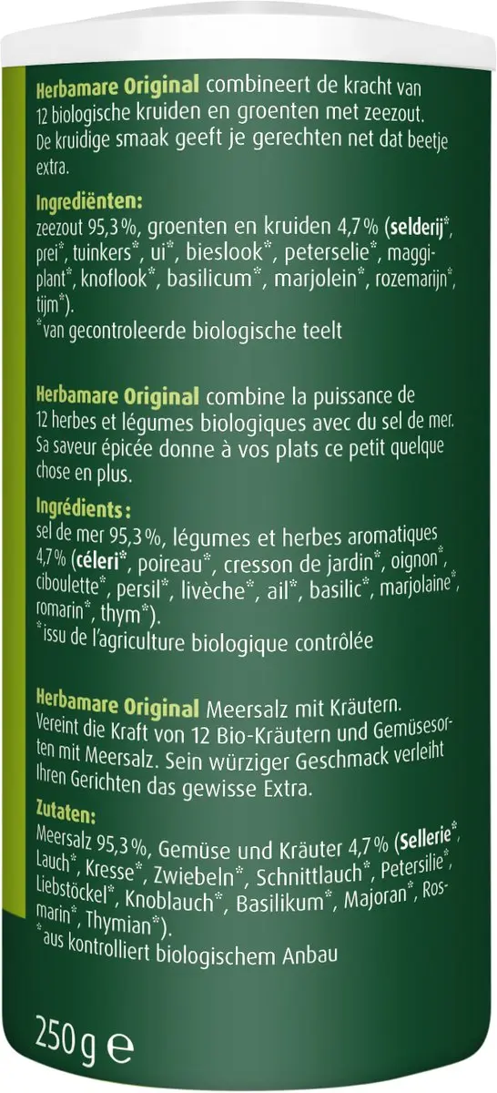 A.Vogel Herbamare Original Zeezout 250g