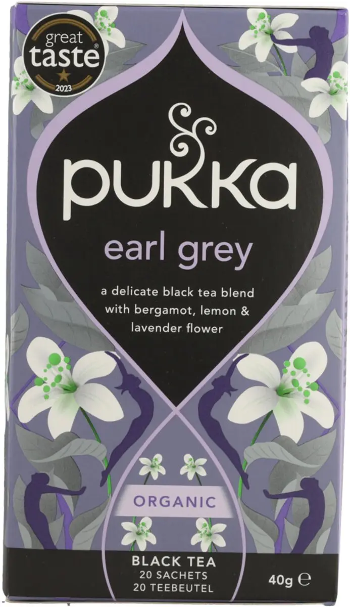 Pukka Earl Grey Biologische Thee 20 Zakjes - Bergamot & Lavendel