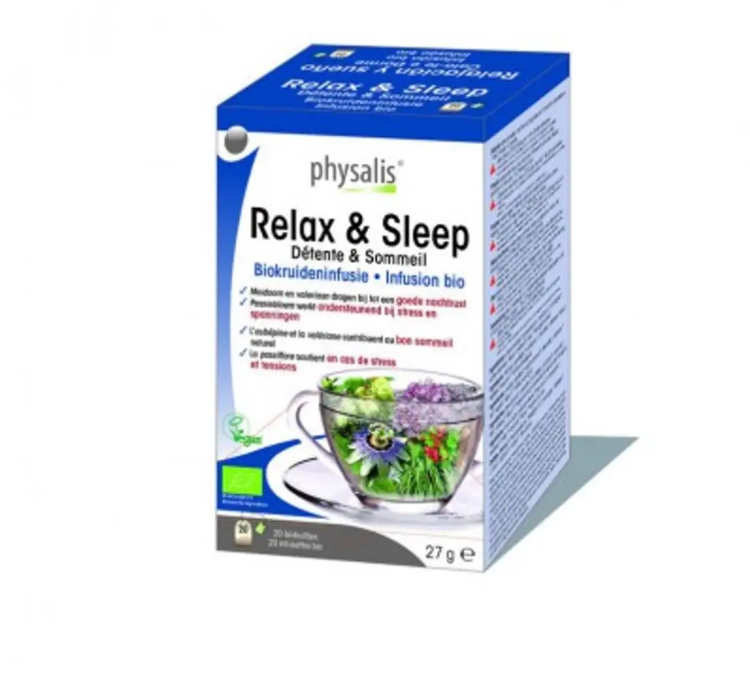 Physalis Relax & Sleep Bio Thee 20 Zakjes