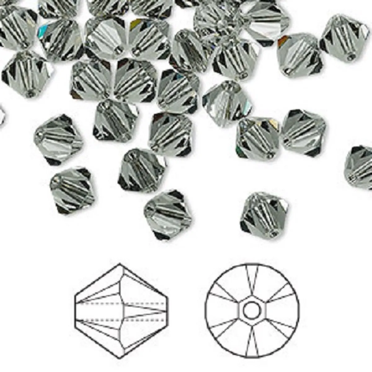 Swarovski Elements Xilion Bicone Kralen 6mm