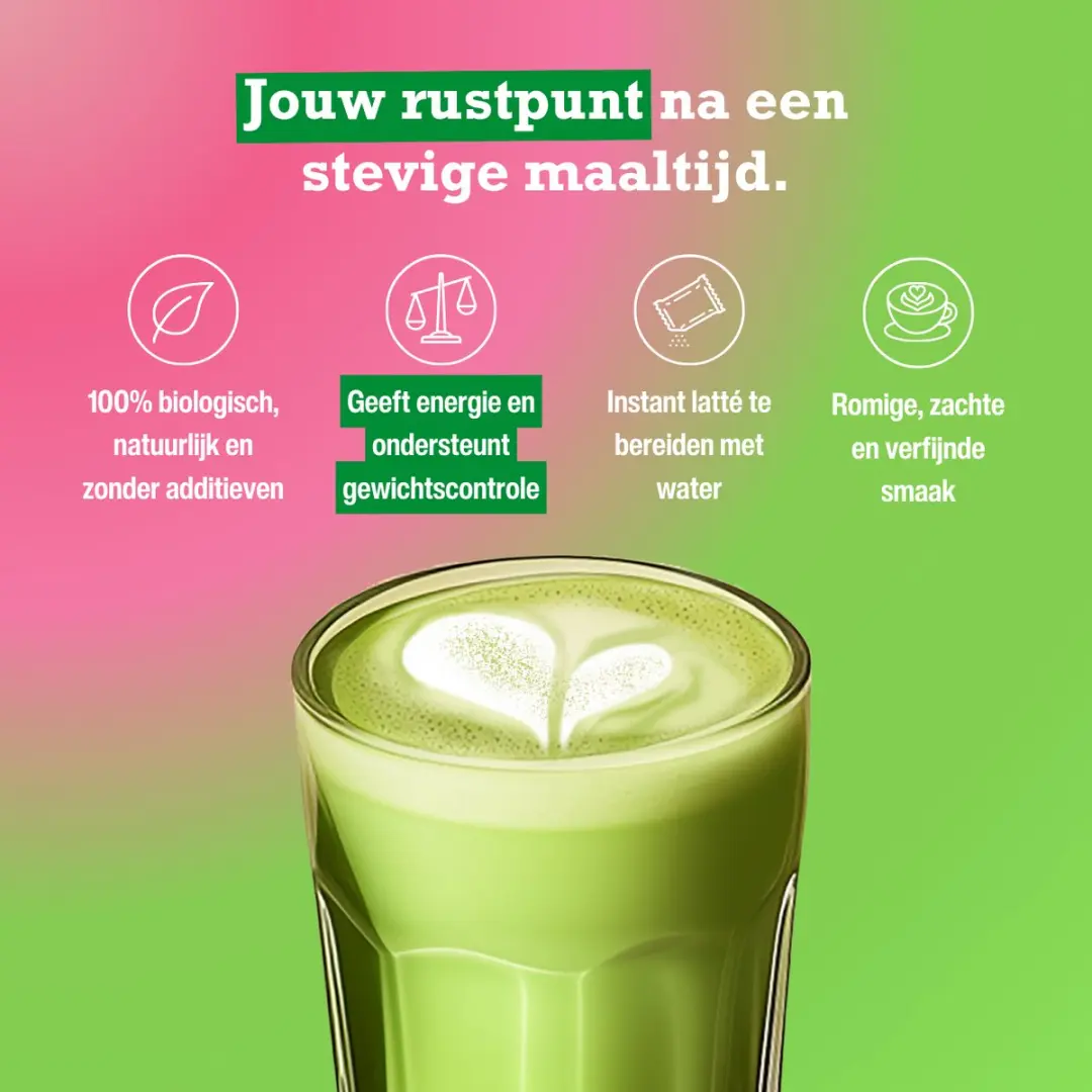Purasana Latté Matcha BIO - 6x10g