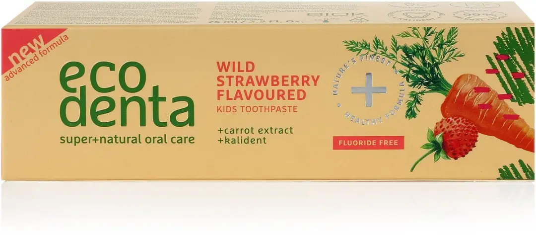 Ecodenta Aardbei Tandpasta 75ml - Kinderen