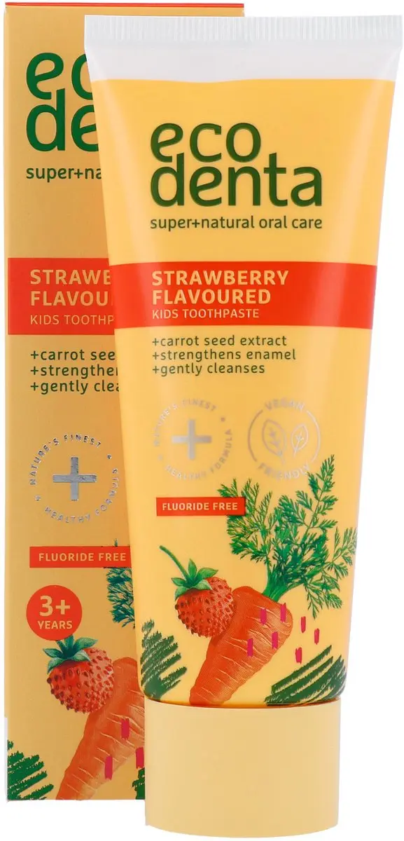 Ecodenta Aardbei Tandpasta 75ml - Kinderen