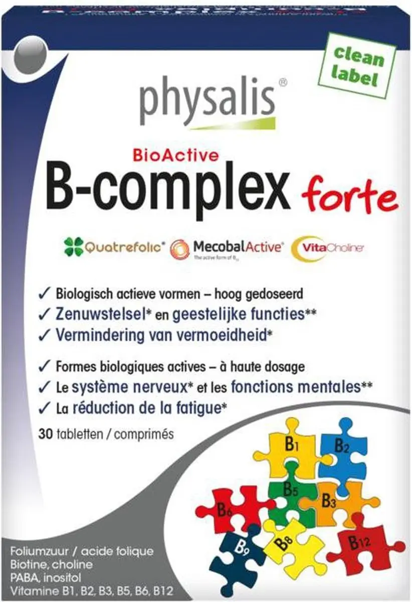 Physalis B-Complex forte 30 Tabletten