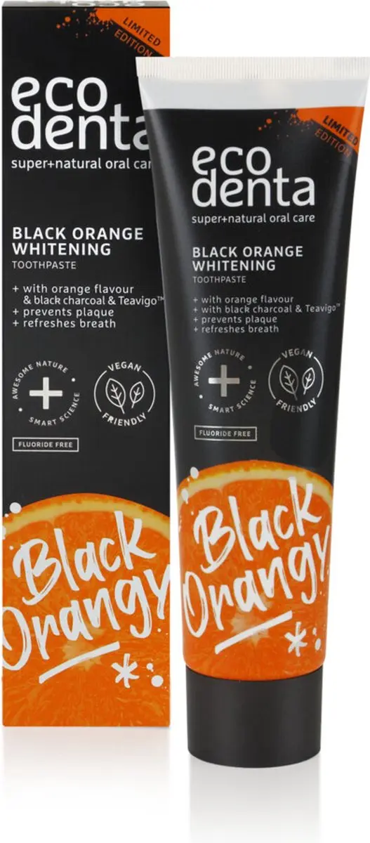 Ecodenta Tandpasta Black Orange Whitening 100ml