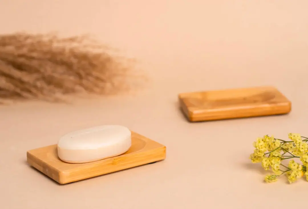HappySoaps Bamboe Zeehouder voor 2 Zeepsticks - Multi - afbeelding 2 van 6
