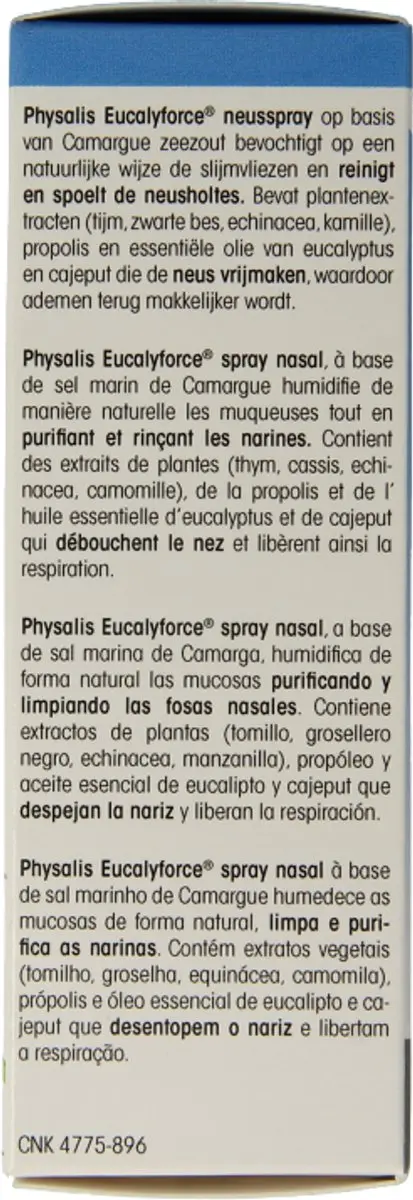 Physalis Eucalyforce Neusspray 30ml