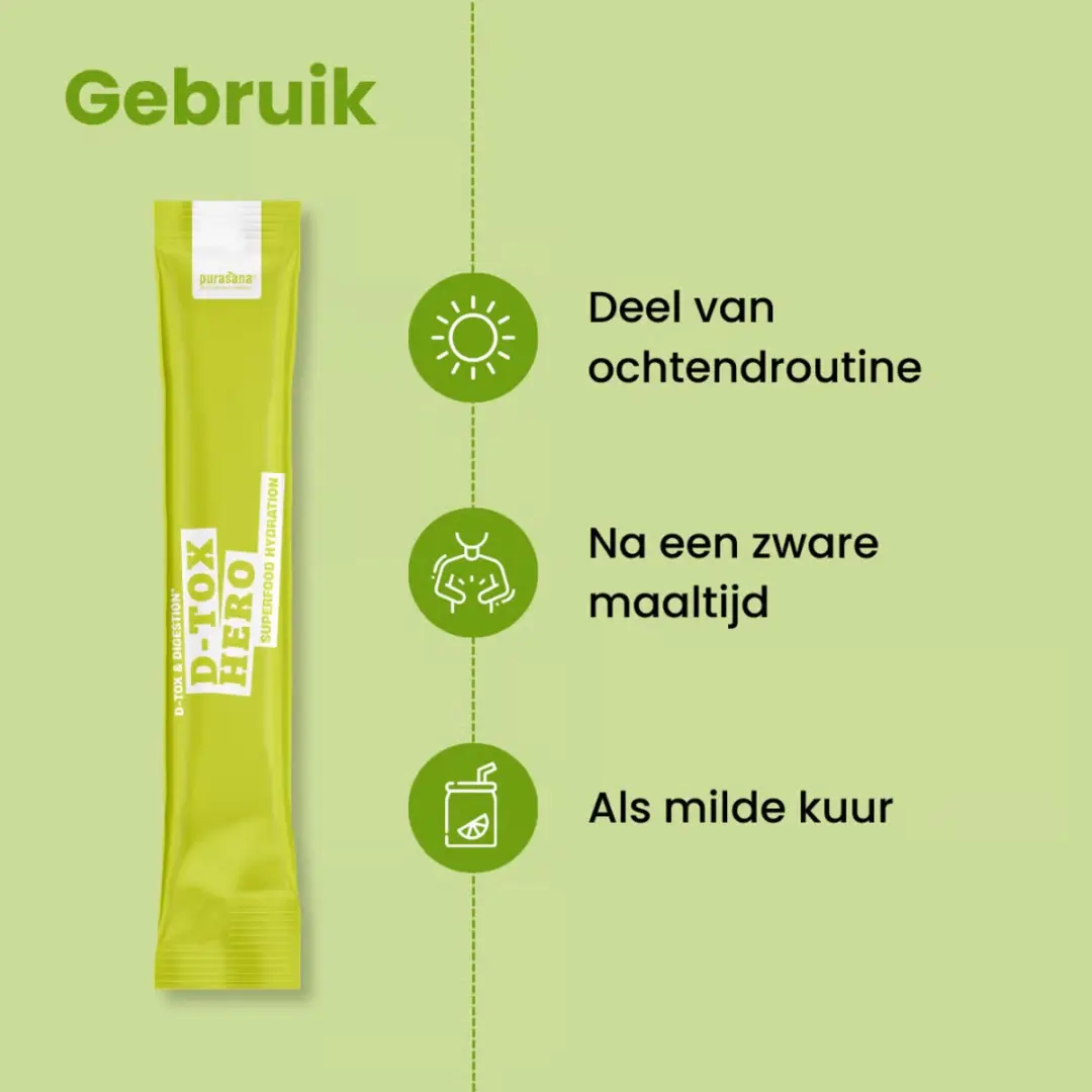 Purasana D-Tox Hero Hydratatie Superfood 45g