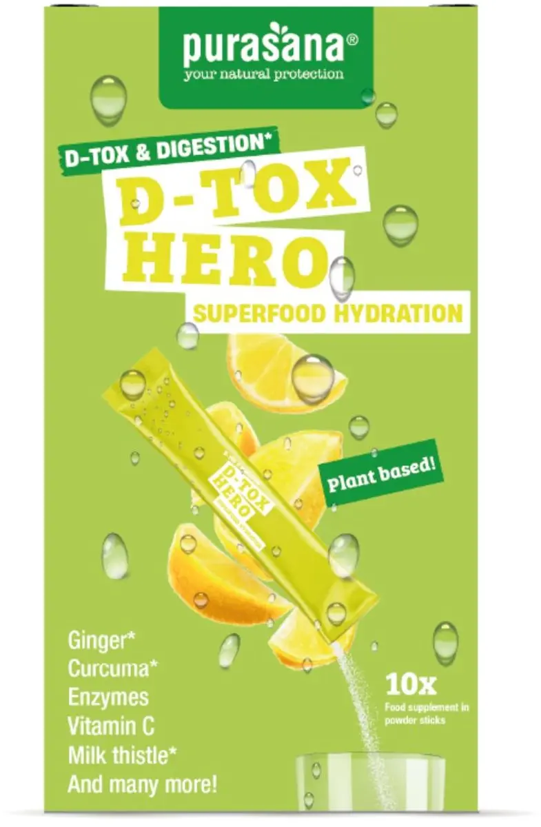 Purasana D-Tox Hero Hydratatie Superfood 45g