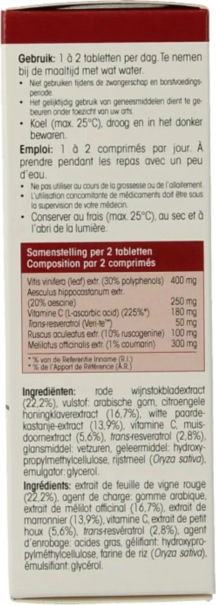 Physalis Zware Benen 30 Tabletten - 30mg