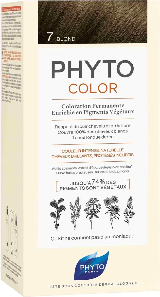 Phyto PhytoColor 7-Rubio Permanent Haarkleur 110ml