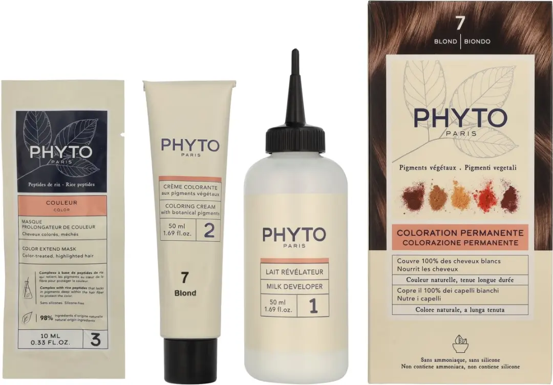 Phyto PhytoColor 7-Rubio Permanent Haarkleur 110ml - Blond