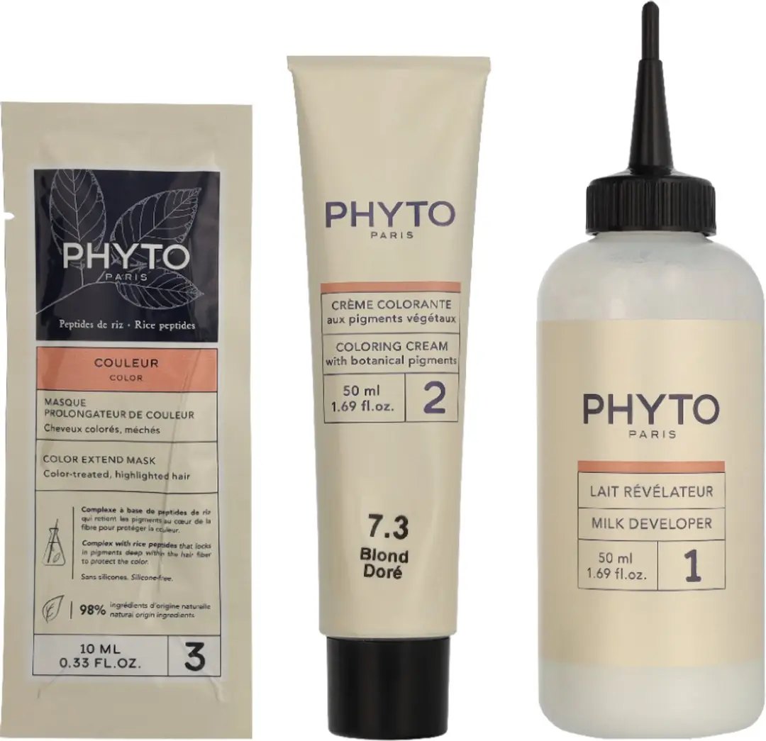 Phyto PhytoColor 7.3 Rubio Permanent Haarkleuring - 3ml - Golden/Blond