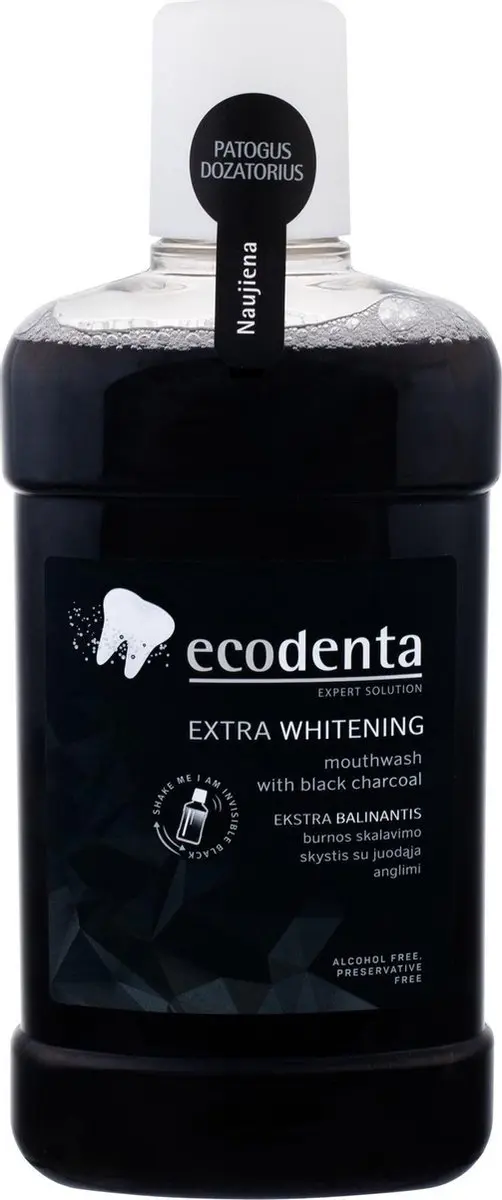 Ecodenta Mondwater Black 500ml