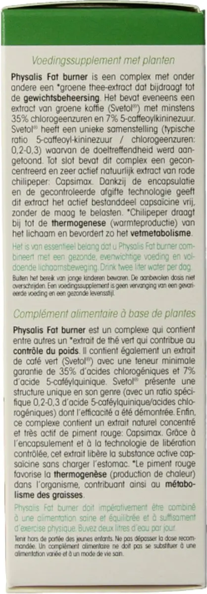 Physalis Fatburner 30 Tabletten