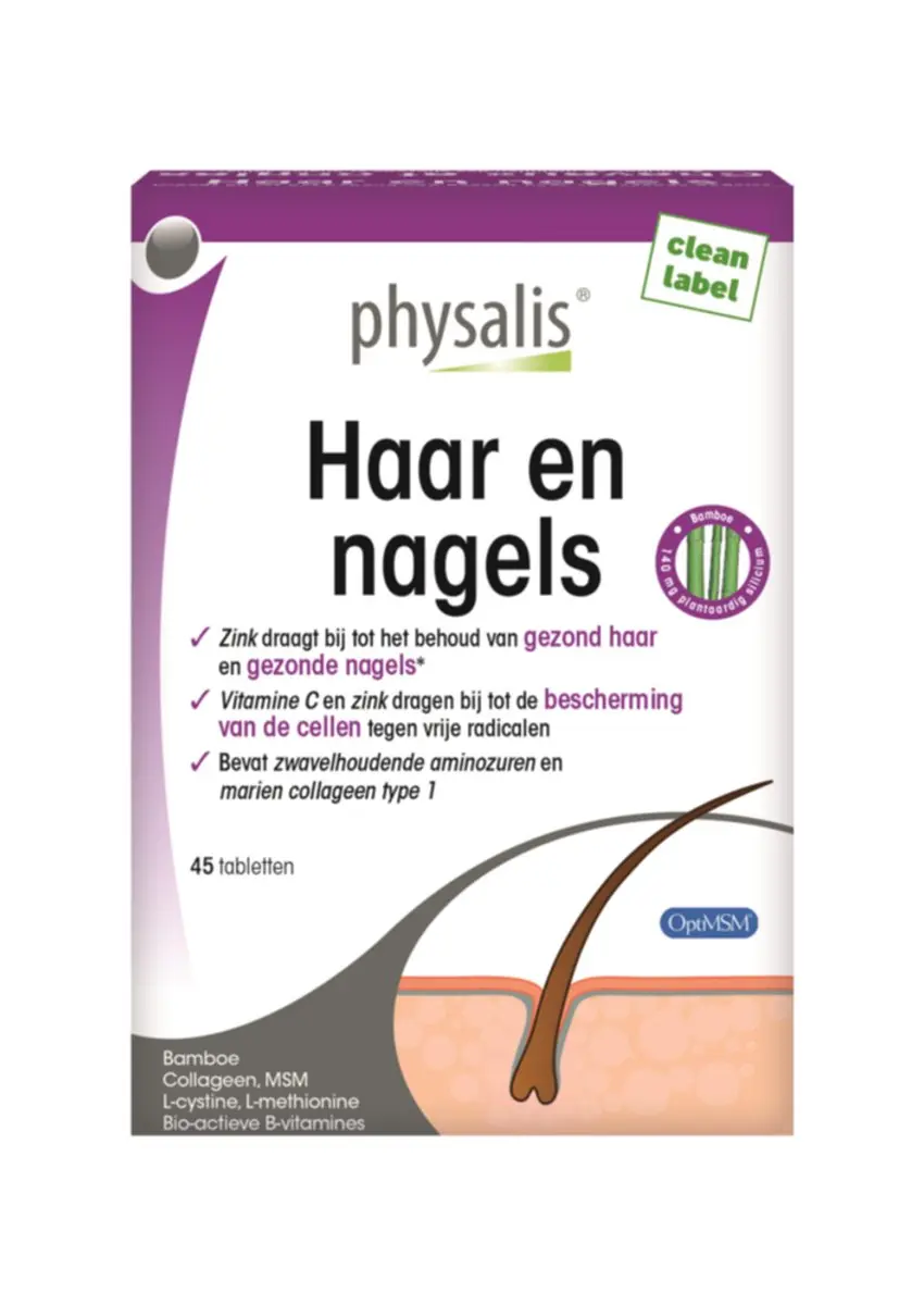 Physalis Haar en Nagels 45 Tabletten