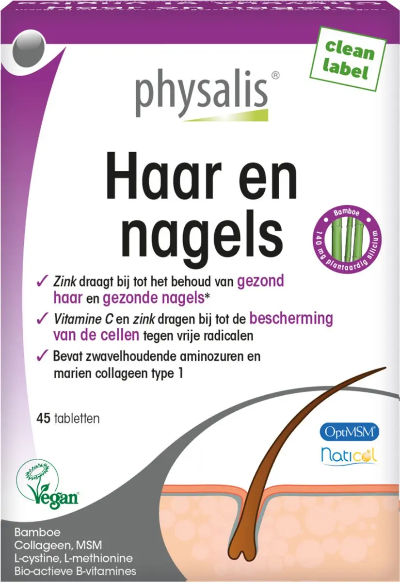 Physalis Haar en Nagels 45 Tabletten