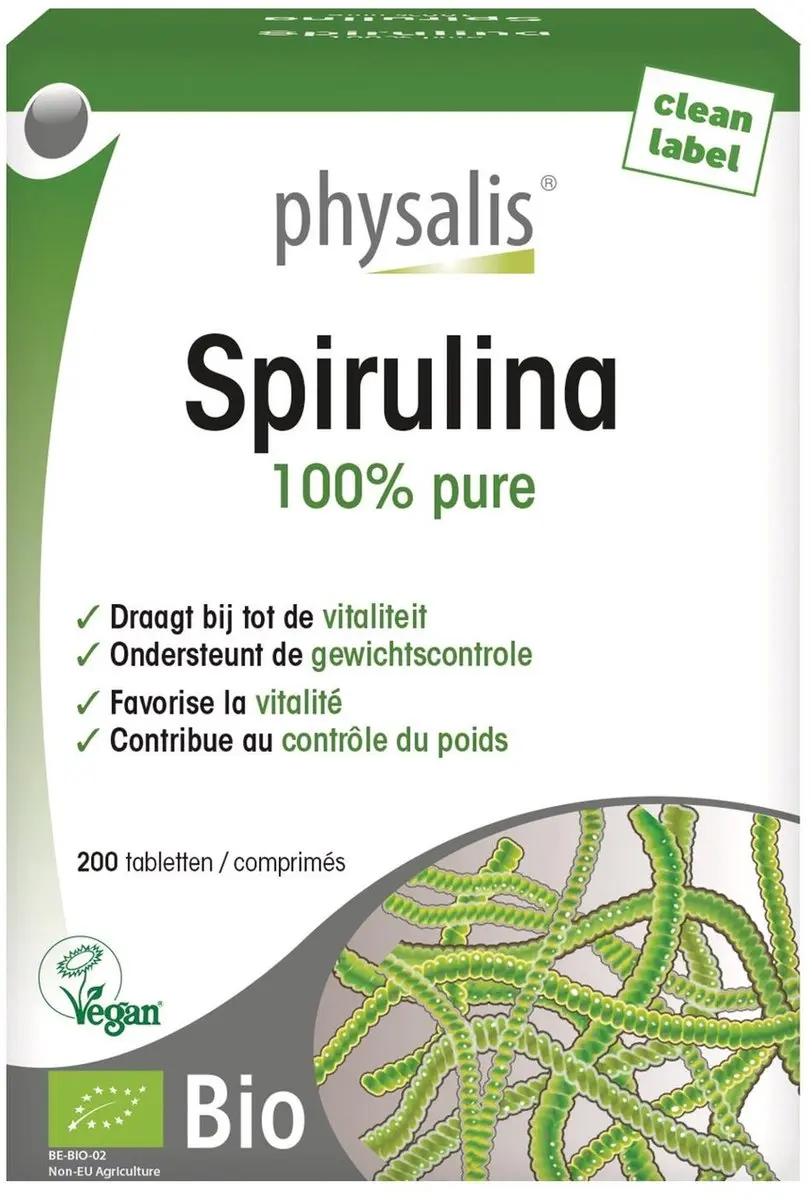 Physalis Spirulina Bio 200 Tabletten