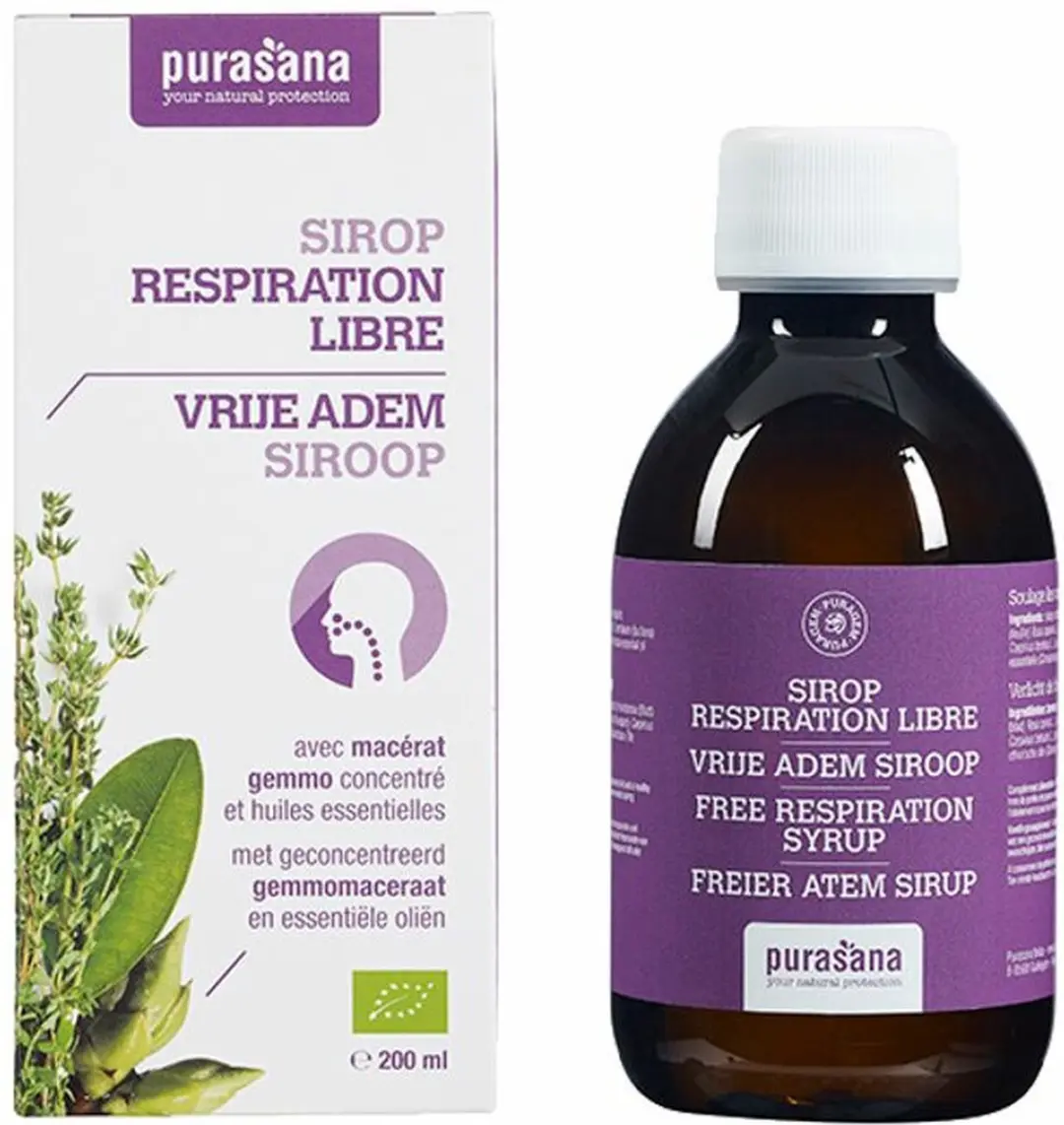 Purasana Puragem Vrije Adem Siroop Bio 200ml