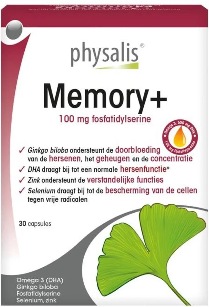 Physalis Memory+ 30 Softgels