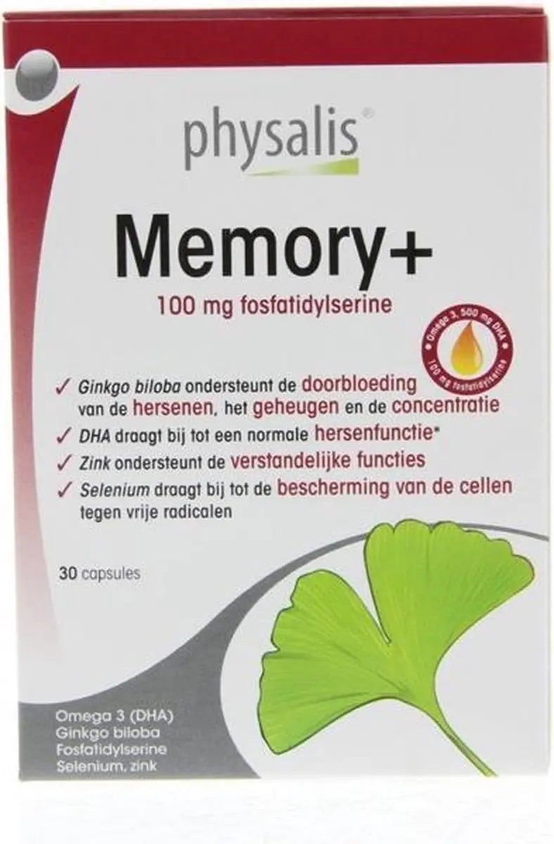 Physalis Memory+ 30 Softgels - 30mg