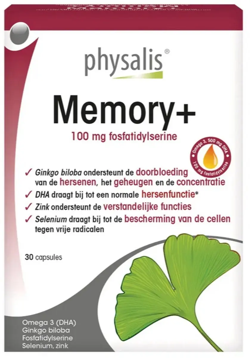 Physalis Memory+ 30 Softgels - 30mg
