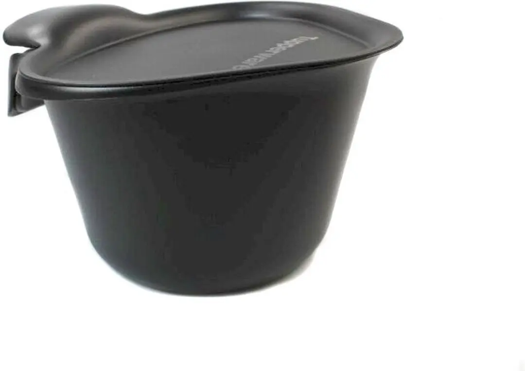 Tupperware Kompostbakje/Afvalbakje zwart