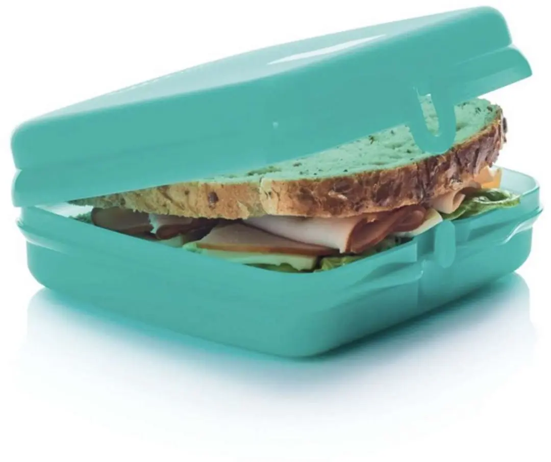 Tupperware Eco Sandwichdoos Vierkant Groen