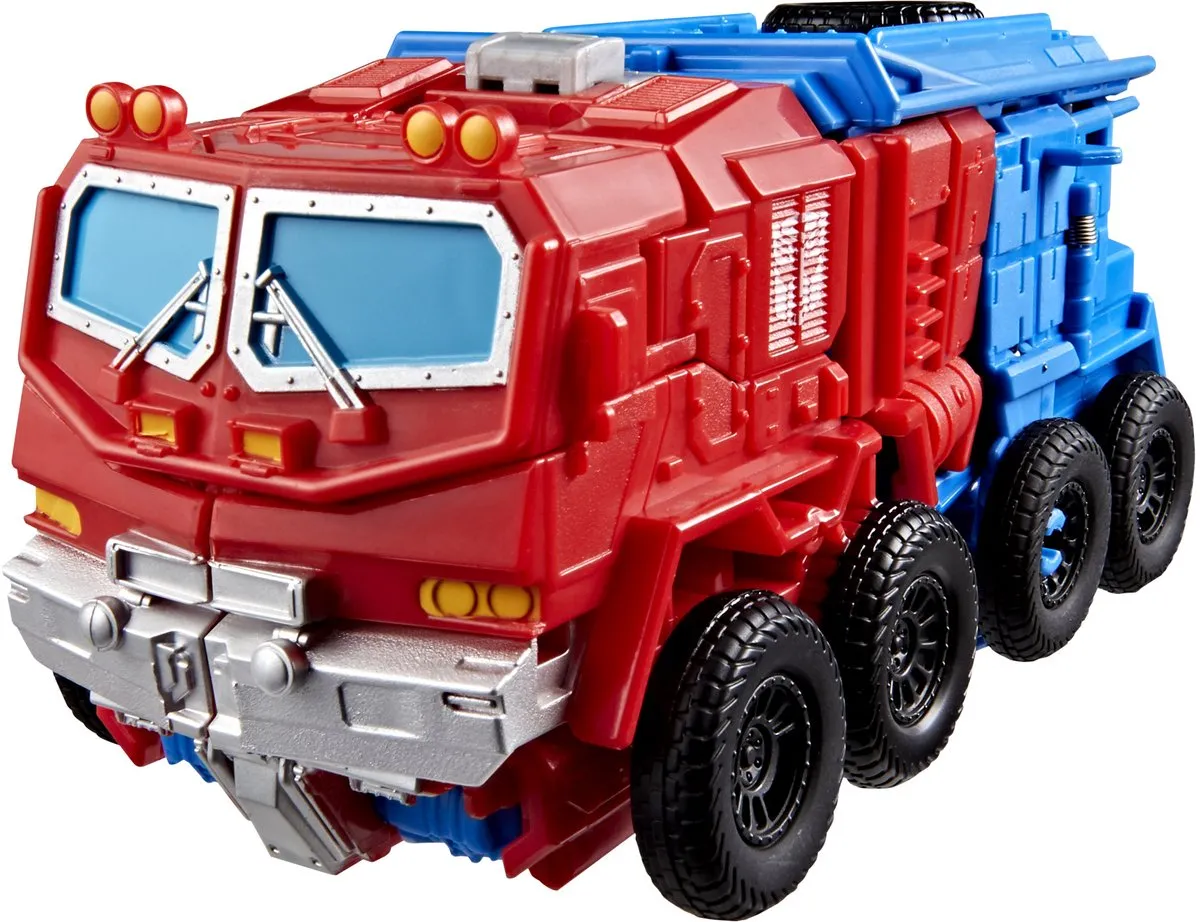 Transformers Smash Changers Optimus Prime Actiefiguur - Blauw/Rood