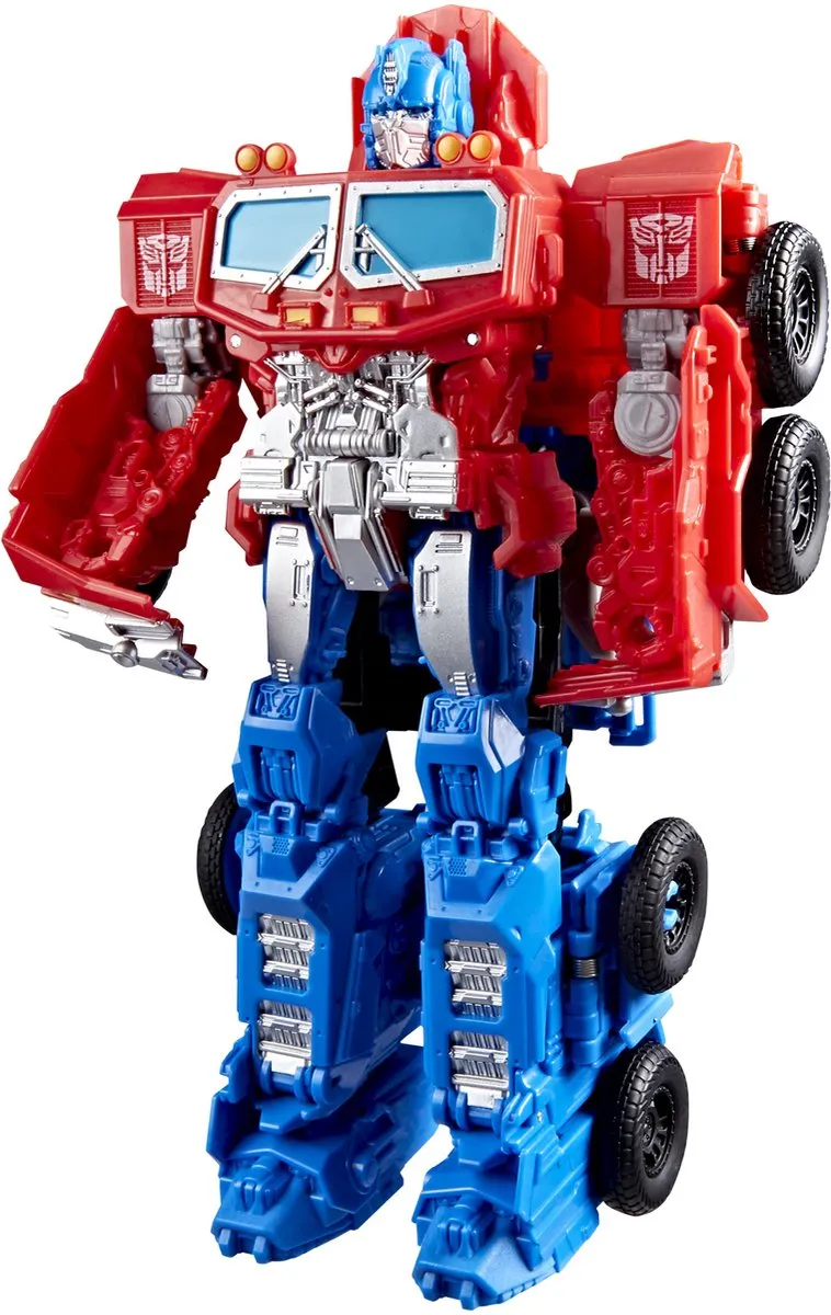 Transformers Smash Changers Optimus Prime Actiefiguur - Blauw/Rood
