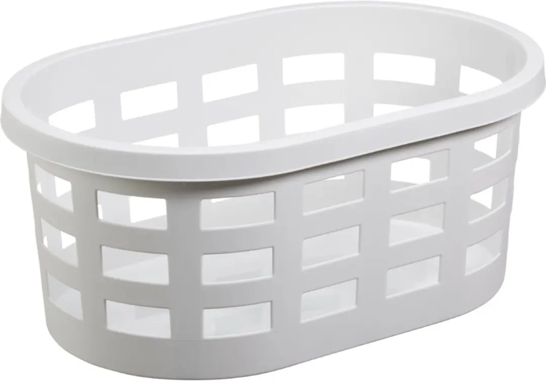 plast team wasmand Boston, wit, 36,8 liter